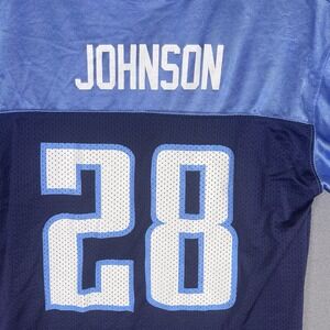 Tennessee Titans Jersey Youth Large (14/16)Chris Johnson‎ #28 NFL Reebok